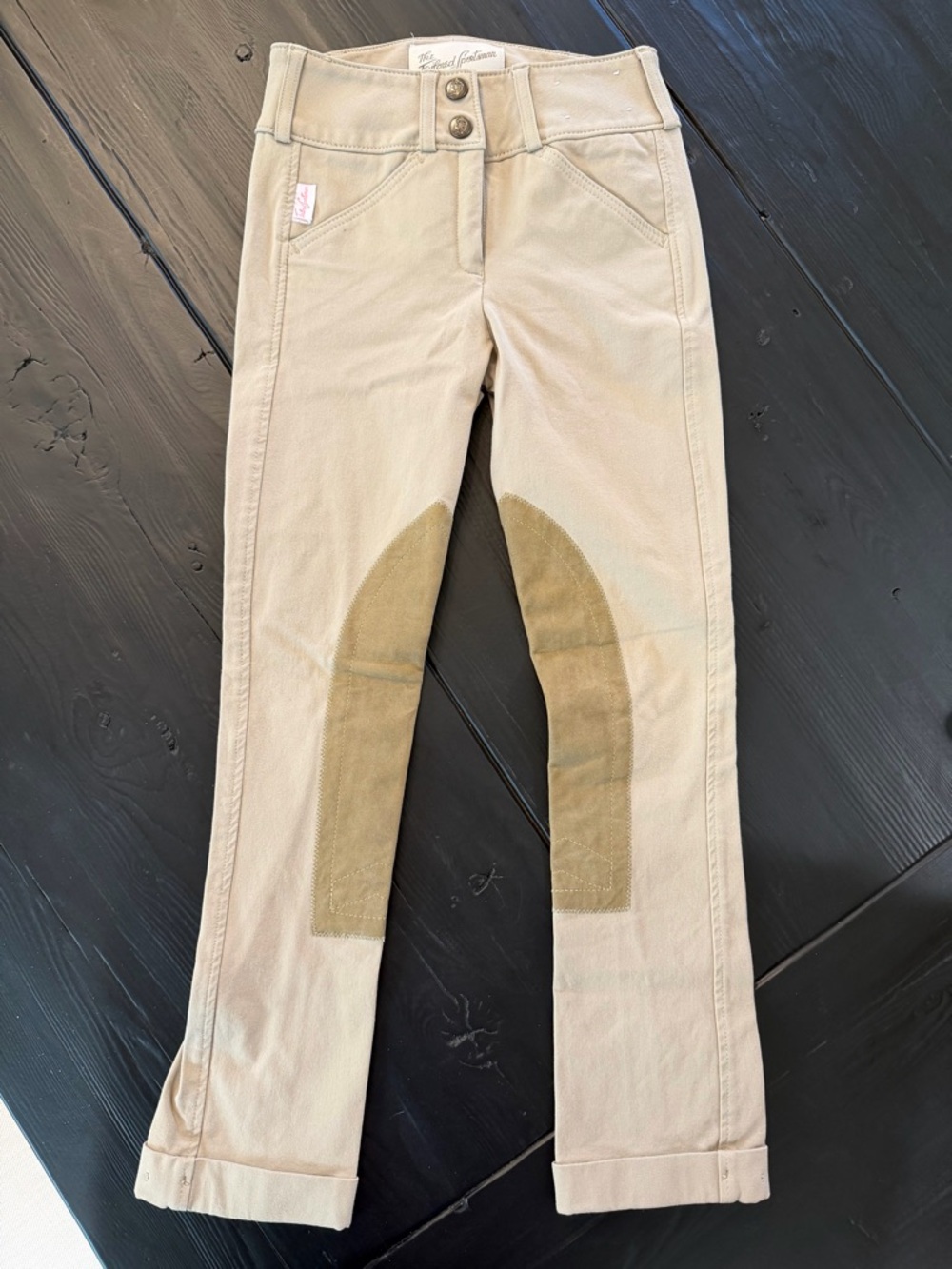 The Tailored Sportsman Trophy Hunter Jodhpurs - Tan - Girls Size 6
